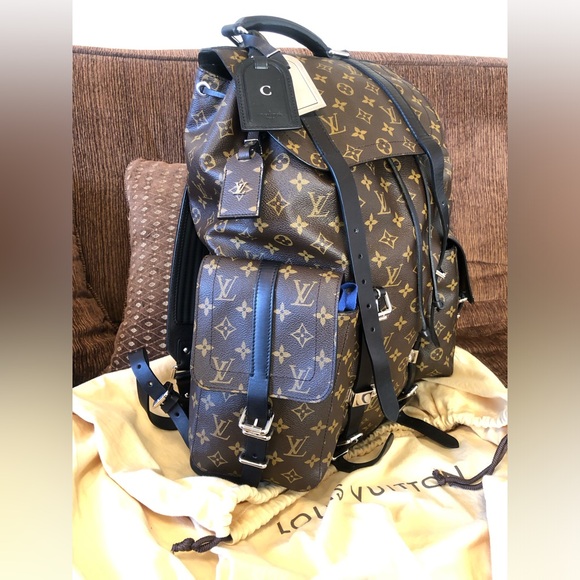 Louis Vuitton Christopher Backpack Macassar (M92295) RARE!  2004 Original - Picture 5 of 17